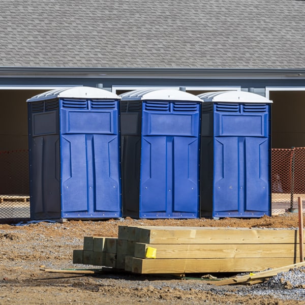 are there any restrictions on where i can place the portable toilets during my rental period in Ingram Wisconsin